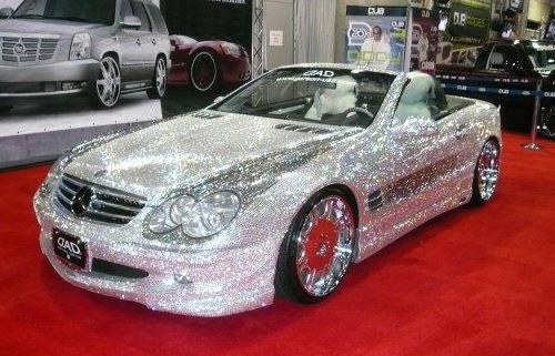 La Mercedes bling bling de Swarovski - mercedes swarovski