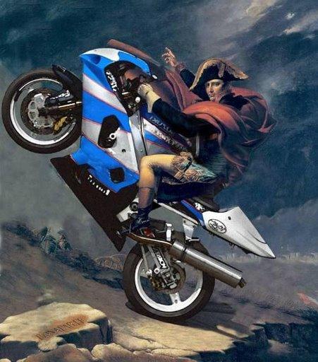 Napoleon roulait en Suzuki lol - napoleon bike